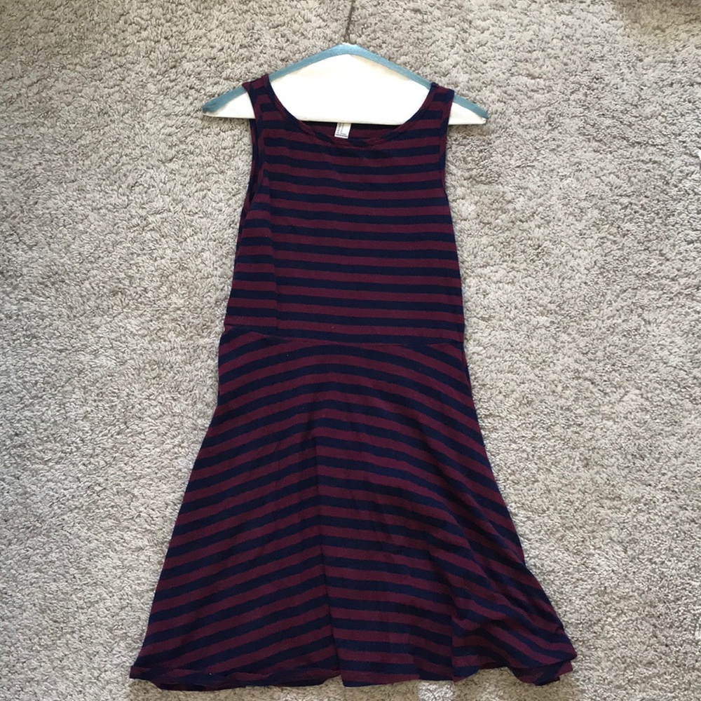 Striped skater dress